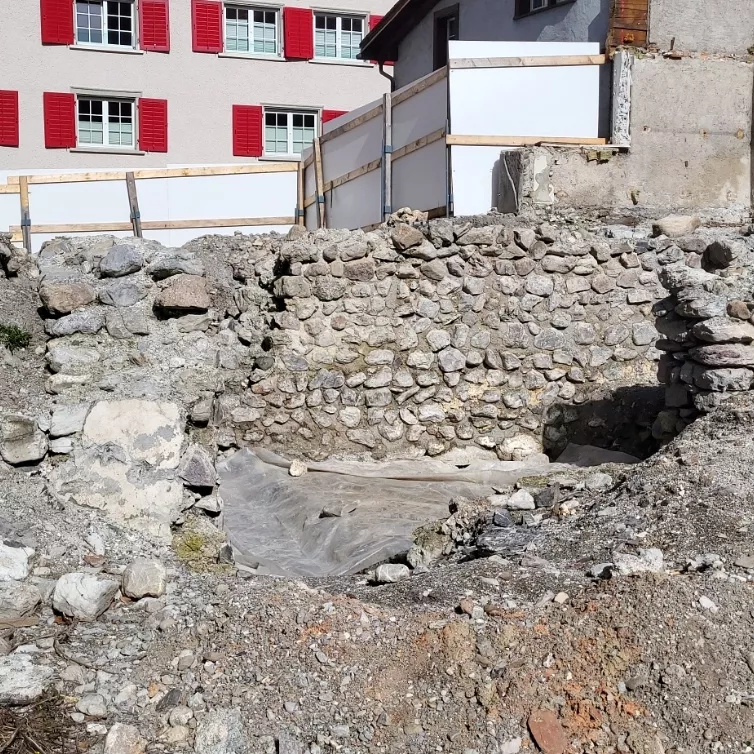 Ausgrabung Ursprung von Mollis